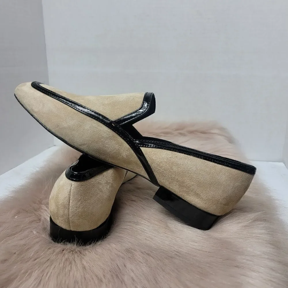 Donald Pliner Women's Rezza Smoking Slip-On Loafers Shoes Size 8.5